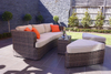 4 Piece Deep Seating Outdoor Daybed with Cushions