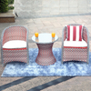 Stylish Outdoor Wicker Bistro Table and Chairs