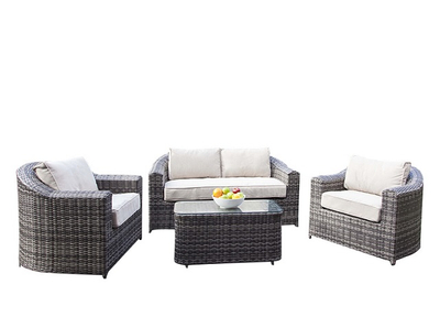 PAS-030/ Simple 4PCS Outdoor Rattan Patio Sofa Sets