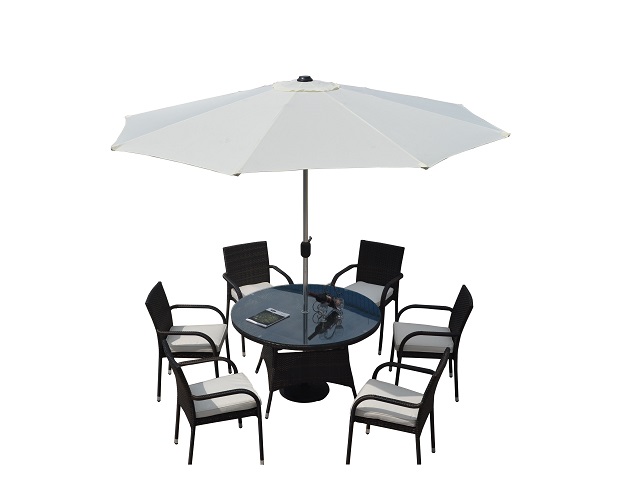 PAD-086/Modern Design Weather-resistant Outdoor Dining Set