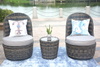 PAD-1779/Outdoor Garden Rattan Waterproof Round Bistro Set