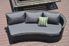 PAS-1469/Outdoor Patio and Garden Rattan Corner Sofa Set