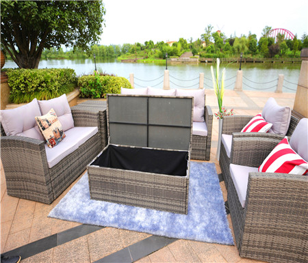 PAS-1504/ 6PCS Detachable Outdoor Rattan Sofa Sets