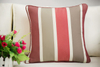 Striped Square Scattered Pillow Case