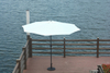 PAU-001-W/Outdoor White Patio Market Umbrella 