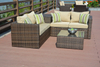 PAS-1408/Detachable Outdoor PE Wicker Furniture Sofa Set with Cushion Box
