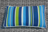 Cushion-2/Deep Blue Flush Rectangular Back Cushion