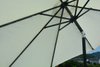 PLU-001-W/White LED Garden Market Umbrella 